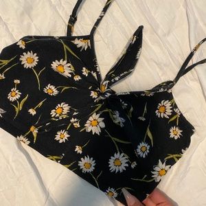 Floral crop top